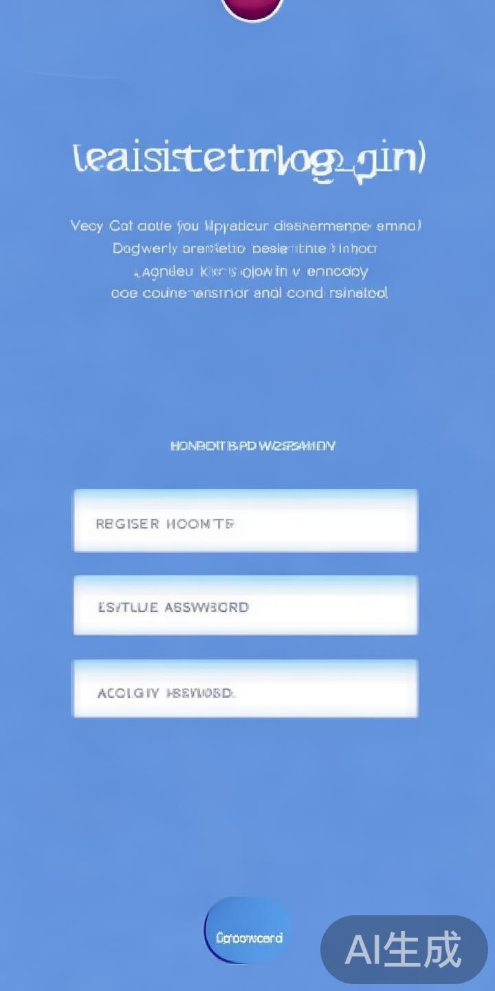 注册或登录页面：点击相关按钮，进入注册/登录界面。